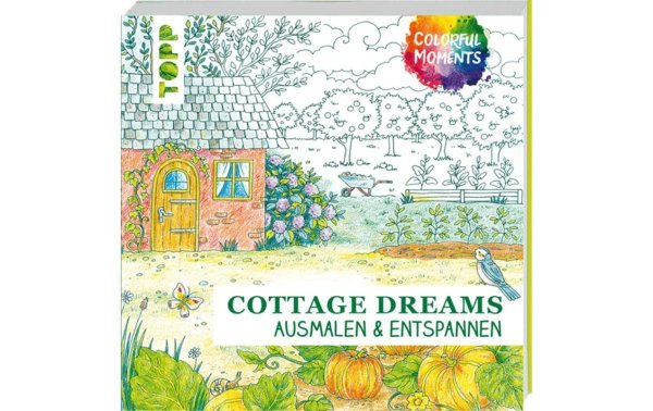 Frechverlag Malbuch Colorful Moments – Cottage Dreams 96 Seiten