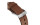 Nomad Lederarmband Modern Strap Apple Watch Braun/Silber