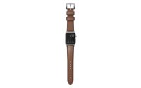 Nomad Lederarmband Traditional Strap Apple Watch Braun/Silber