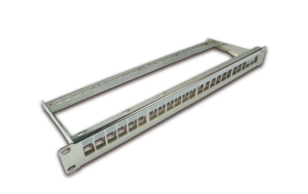 Wirewin Patchpanel 24 Port, Keystone, 1HE 19" Rack