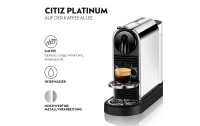 DeLonghi Kaffeemaschine Nespresso CitiZ Platinum EN220.M Silber