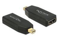 Delock Adapter Mini-Displayport – HDMI 4K, aktiv, schwarz
