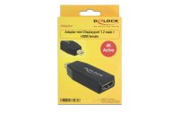 Delock Adapter Mini-Displayport – HDMI 4K, aktiv, schwarz