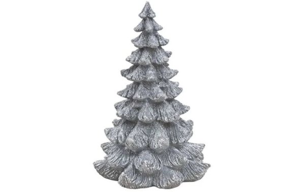 G. Wurm Weihnachtsbaum Silber, 18 x 25 x 18 cm