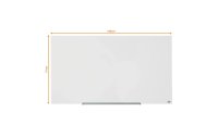 Nobo Magnethaftendes Glassboard Diamond 71.1 cm x 126 cm, Weiss