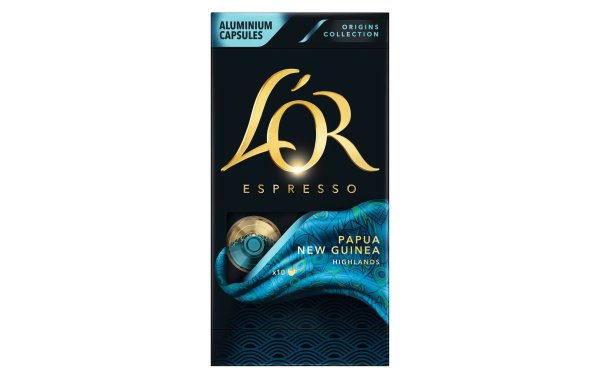 LOr Kaffeekapseln Espresso Papua New Guinea 10 Stück