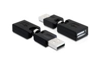 Delock USB 2.0 Adapter USB-A Stecker - USB-A Buchse,...