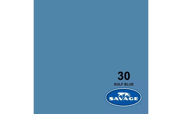 Savage Hintergrund Papier 2.72 x 11m Gulf Blue