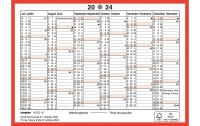 Simplex Kalender 2024, A6, Rot/Weiss