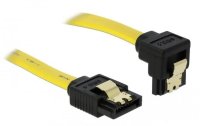 Delock SATA2-Kabel gelb, gewinkelt, 50 cm