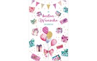 Susy Card Geburtstagskarte Geschenke 11 x 17 cm