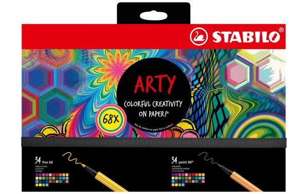 STABILO Pen 68 & Point 88 ARTY 68er Set