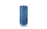 balthasar Zylinderkerze Rustico 15 x 7 cm, Blau