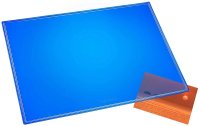 Läufer Schreibunterlage Transluzent 40 x53 cm, Blau