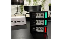 TickrMeter Smart-Display Börsenticker