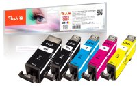 Peach Tinte Canon GI-525/CLI-526, Multi-Pack C, M, Y, 2x BK