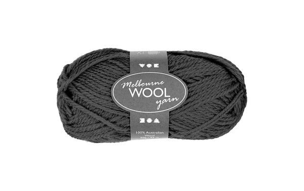 Creativ Company Wolle Melbourne Schwarz