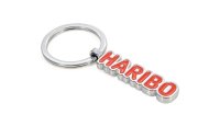 Troika Schlüsselanhänger Haribo Logo Rot, Silber