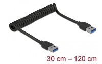 Delock USB 3.0-Spiralkabel 5 Gbps USB A - USB A 1.2 m