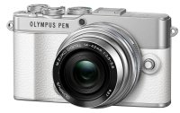 OM-System Fotokamera E-P7 Kit 14-42 Weiss