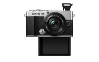 OM-System Fotokamera E-P7 Kit 14-42 Silber