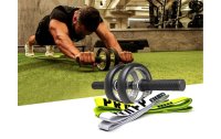 PRAEP Bauchtrainer Core Wheel + Woven Resistance Bands