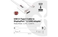 Club 3D Kabel USB Type-C - DisplayPort, 1.2 m