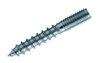 Krafter Stockschrauben, Stahl verzinkt M6 x 40 mm, 4...