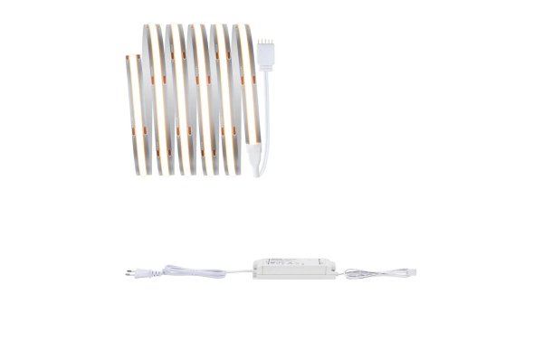 Paulmann LED-Stripe MaxLED 1000 BasisSet COB, 2700 K, 1.5 m, Silber