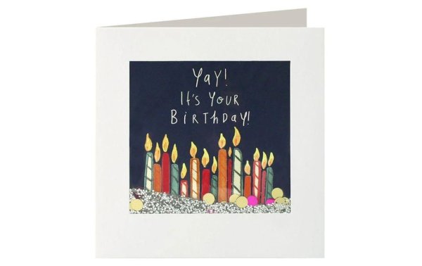 Cart Geburtstagskarte Shakies Its Your Birthday Kerzen