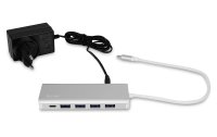 LMP USB-Hub USB Type-C – USB-A 3.0, USB -C Grau