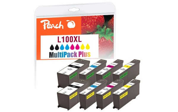 Peach Tinte Lexmark Nr. 100XL Multi-Pack+ 2x BK/2x C/2x M/2x Y