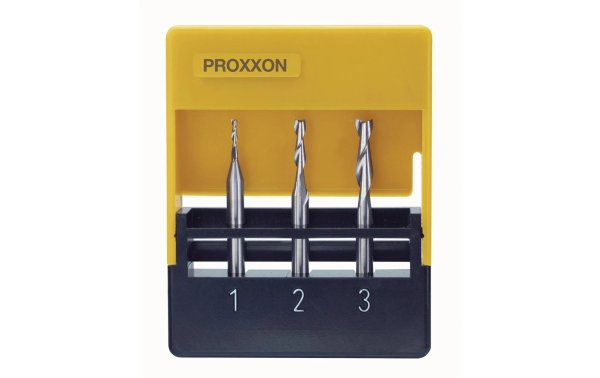 Proxxon Fräser Vollhartmetall-Schaftfräsersatz 3 Teile