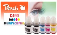 Peach Tinte Canon CISS GI-490 Multi-Pack+ C, M, Y, BK