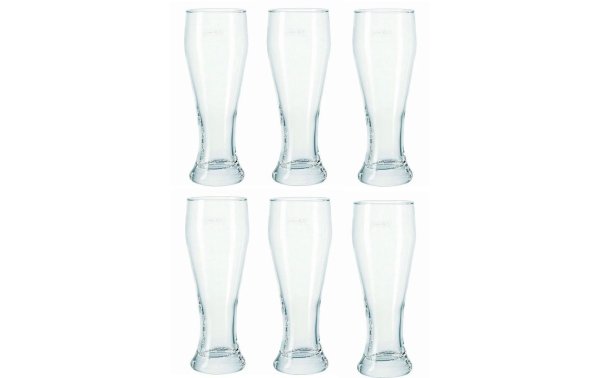 Montana Bierglas Basic 500 ml, 6 Stück, Transparent