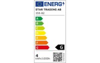 Star Trading Lampe Plain Smoke G95 1.8 W (13 W) E27 Warmweiss
