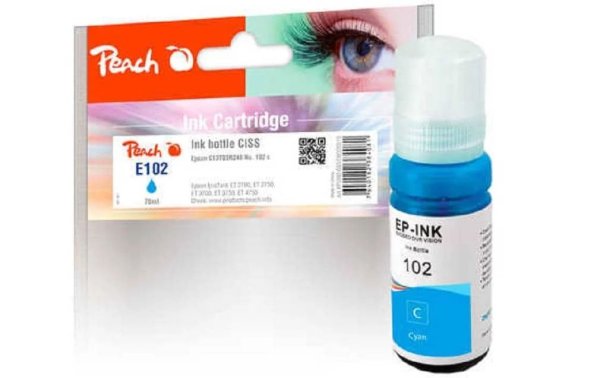 Peach Tinte Epson 102 (C13T03R240) Cyan