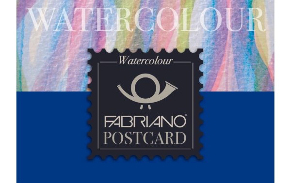 Fabriano Aquarellblock Postcard 10.5 x 14.8 cm, 20 Blatt