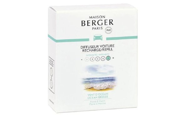 Maison Berger Autodiffusor Refill Vent dOcéan 2 Stück