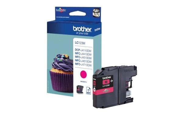 Brother Tinte LC-123M Magenta