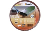 kwb Schleifscheibe 125 mm K80 20 Stk.