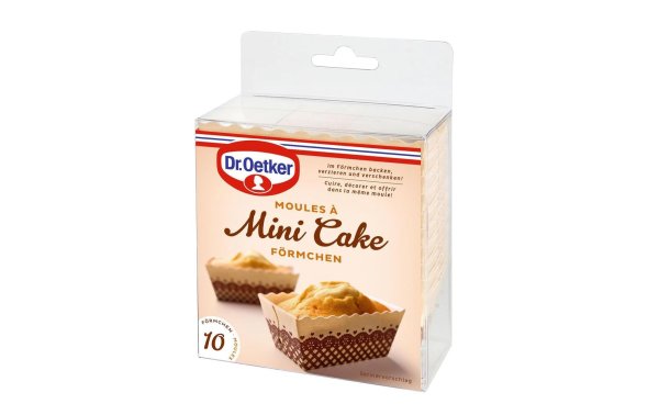Dr.Oetker Mini-Cake-Backform Mini Cakes 10 Stück