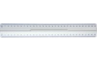 WEDO Lineal aus Aluminium, mit Griff, 30 cm