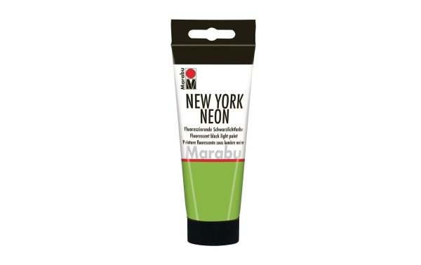 Marabu Schwarzlichtfarbe New York Neon 100 ml, Grün