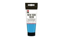 Marabu Schwarzlichtfarbe New York Neon 100 ml, Blau