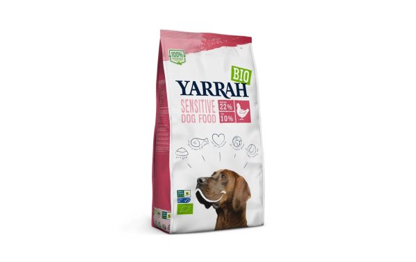 Yarrah Trockenfutter BIO Sensitive Adult Huhn & Reis, 10 kg