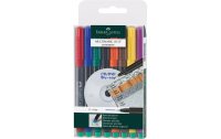 Faber-Castell CD/DVD Marker Multimarker F permanent 8er Etui