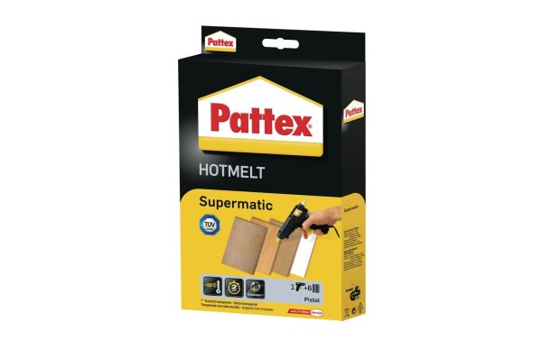 Pattex Heissklebepistole HOT Supermatic 1 Stück, Transparent