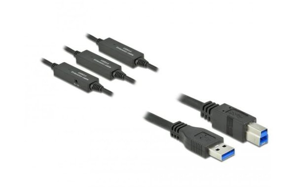 Delock USB 3.1-Kabel  USB A - USB B 15 m