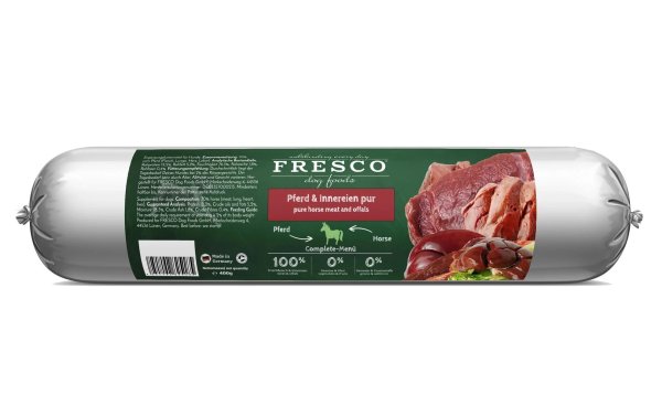 FRESCO Nassfutter BARF Pferd pur, 400 g